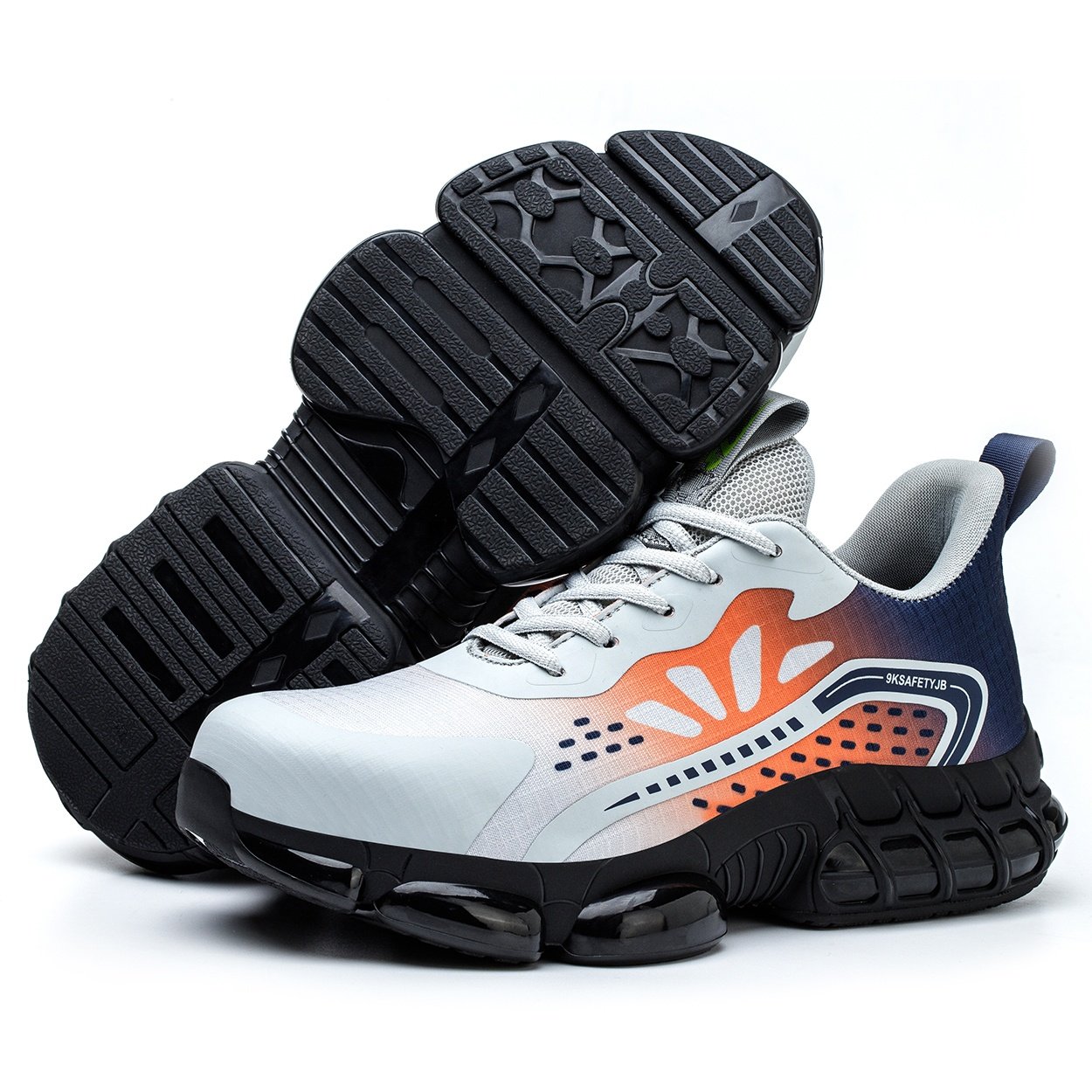 Lace Up Eva Mens Fire Proof Working Rubber Outdoor Waterproof Hiking Winter Leather Construction Safety Shoes Men Work Boots