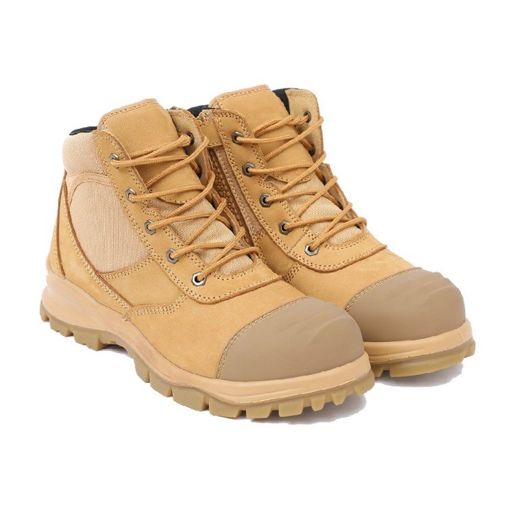Anti-Fatigue Breathable Steel Toe Safety Boots with Removable Insole