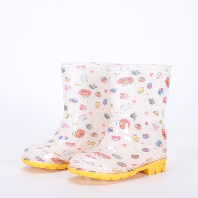 Cheap factory unisex cheap waterproof transparent pvc plastic rainboots kids rain boots