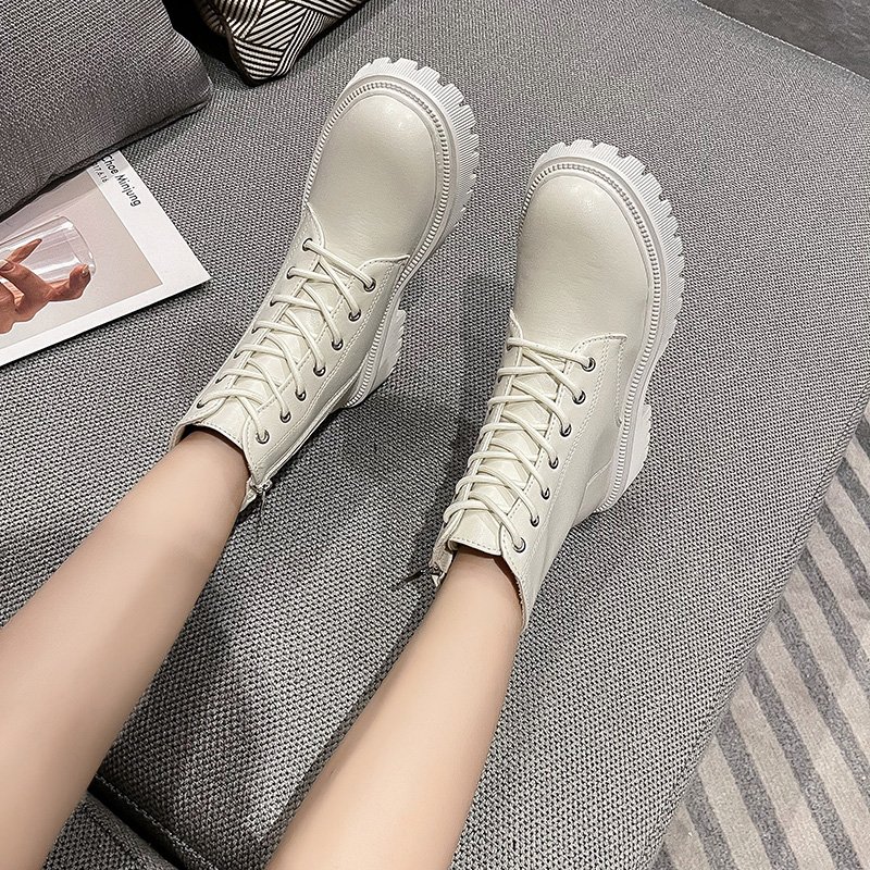 2022 winter new arrival fashion boots zip up women boots square heels casual boots