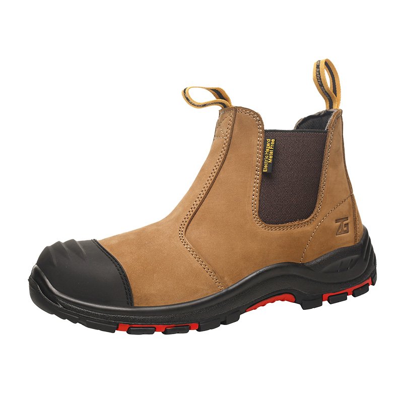 Hot Selling Summer Toe Caps Mens Work Leather Boots For Men
