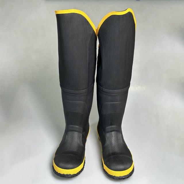 New Manufacturers Rubber Anti-smashing Work Boots High-temperature Reflective Fire Boots Long Steel Toe Safety Boots