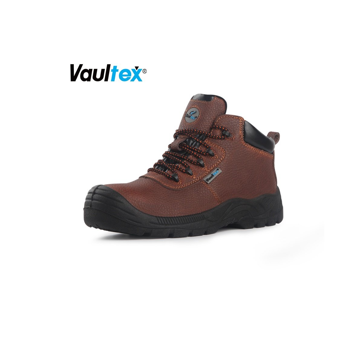 Vaultex Heavy Duty Steel Toe Boots Shoes Mens Anti Puncture Anti Slip Safety Shoes Industries Leather Working Shoes