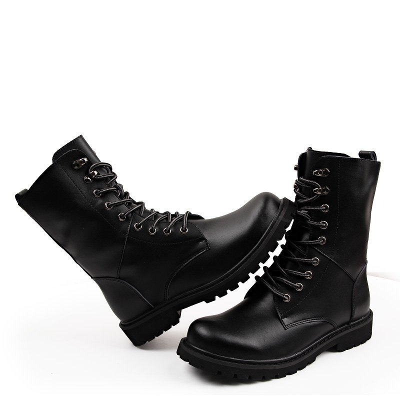PU Ankle Boot Mens Snow Shoe High Top Snow Boot Martin Boots