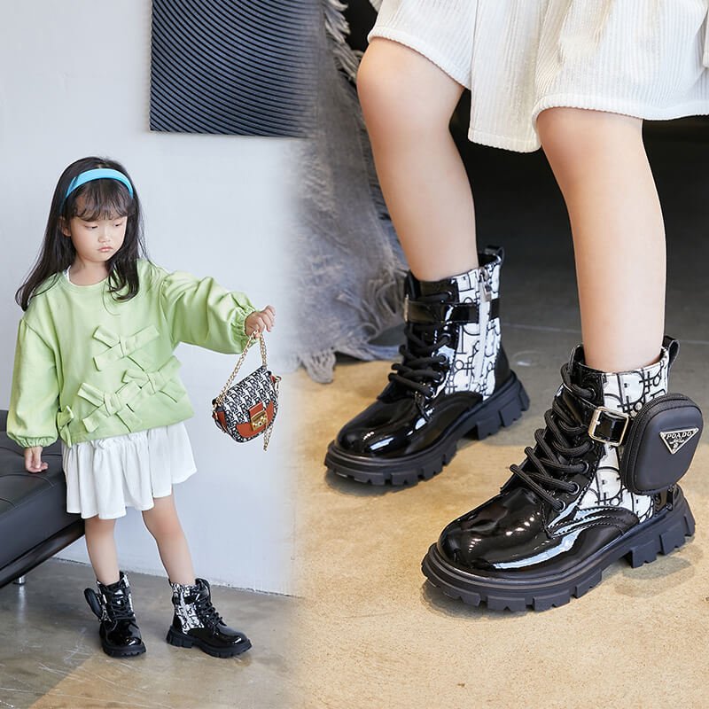 Anti-Slippery Rubber Chunky Ankle Boots Children Fashion Chunky Chelsea Boots Wholesale Customized Casual Kids Boots Girls
