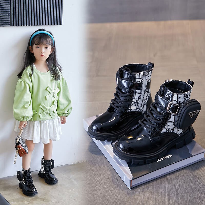 Anti-Slippery Rubber Chunky Ankle Boots Children Fashion Chunky Chelsea Boots Wholesale Customized Casual Kids Boots Girls