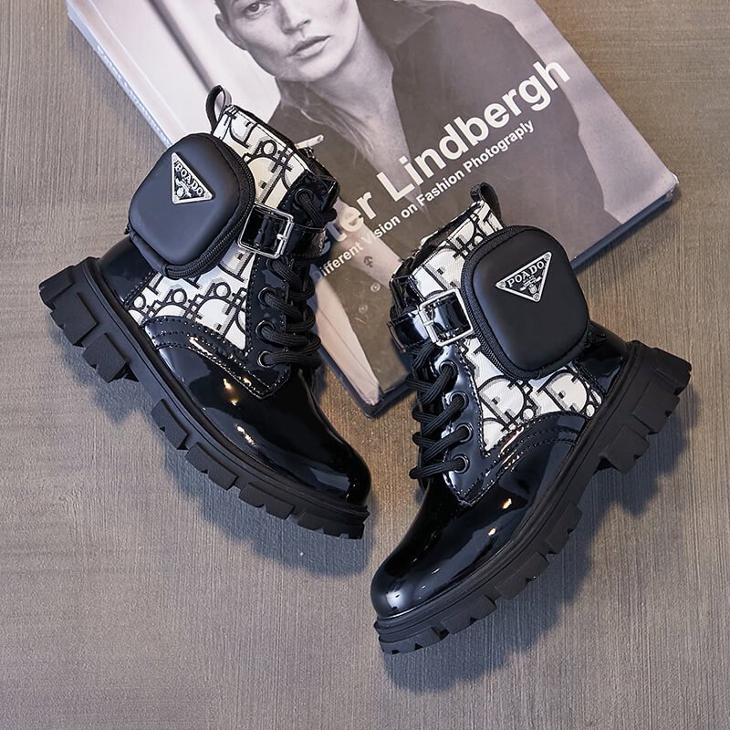 Anti-Slippery Rubber Chunky Ankle Boots Children Fashion Chunky Chelsea Boots Wholesale Customized Casual Kids Boots Girls