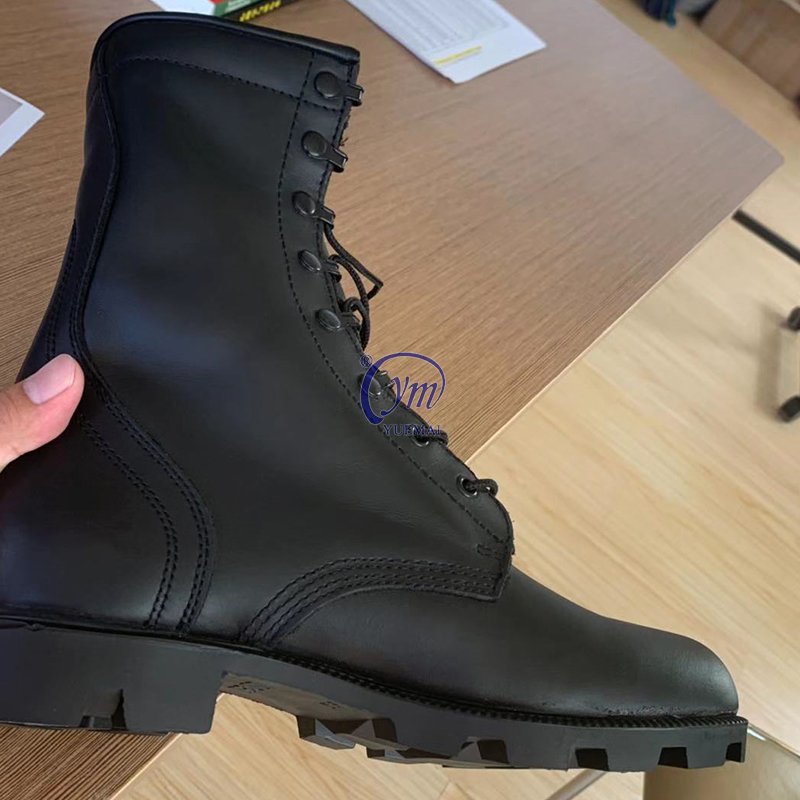 Customized support Full Grain Leather Shoes Jungle Waterproof Breathable Men's Tactical Boots