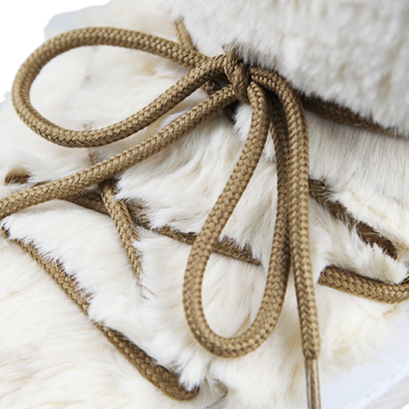 Men Women Waterproof Warm Fur Lined Cold Weather Outdoor Custom Snow Boots