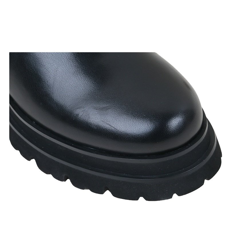 Wholesale woman dress leather shoes chelsea girls kids mid-calf high cowboy glitter horse riding black classic boots for women