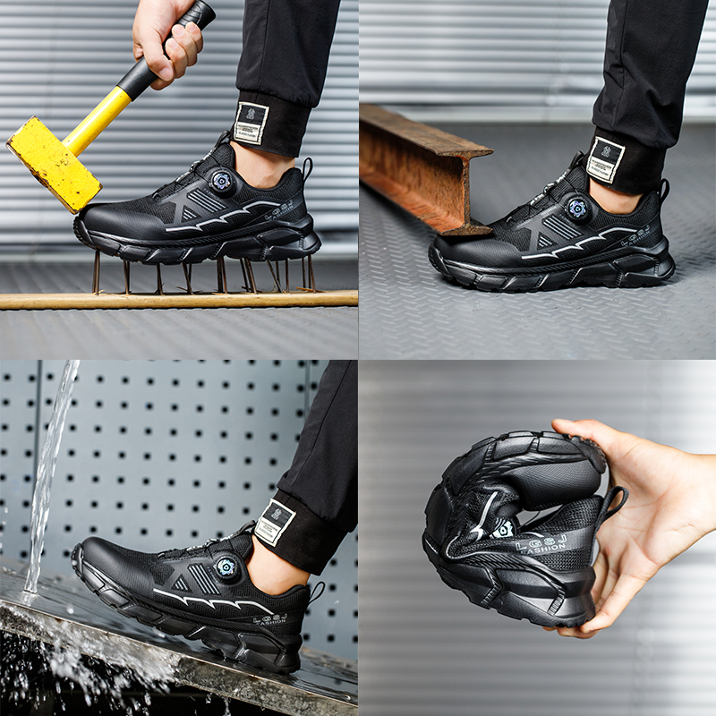 2023 Latest automatic adjustment Outdoor Shoes Hiking Shoes Men's Sneakers High-top camping & hiking boots