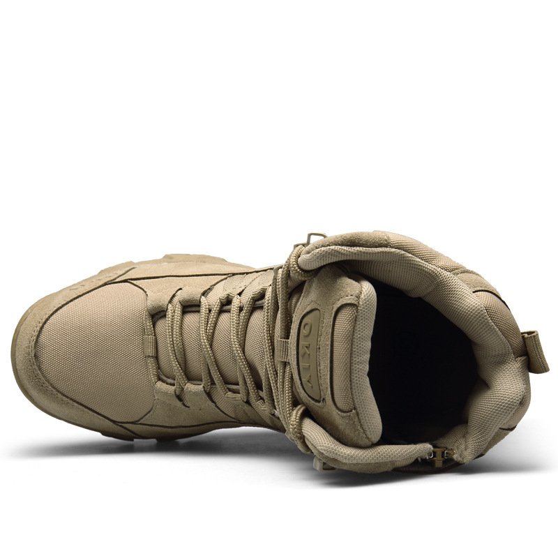 High Quality Outdoor Winter Low Cut Tactical Boots Desert Boots Combat Waterproof Winter Training Combat Boots