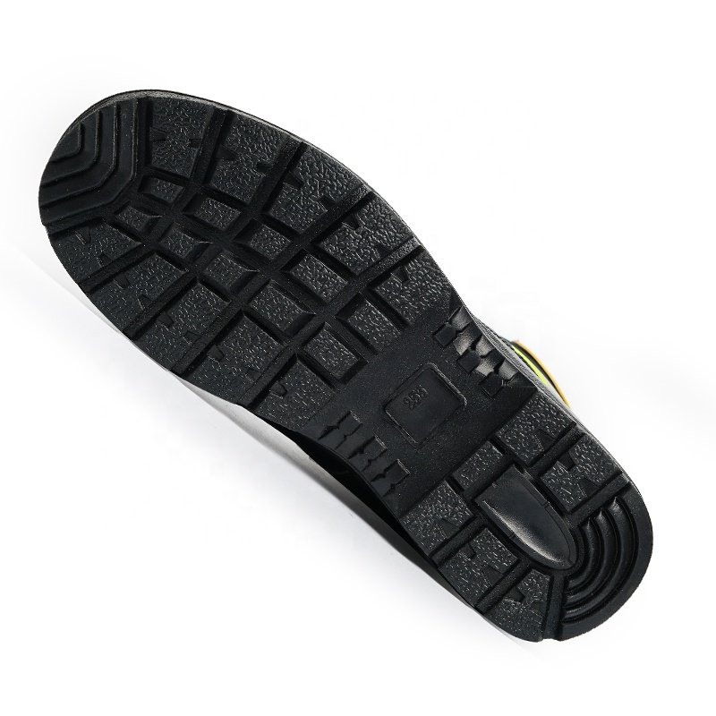 Firemen Rescue Boots Leather Anti-Static Anti-Tear Fire Working Boots Emergency Safety Shoes