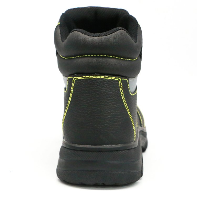 ENTE SAFETY Split cow leather steel toe water proof shoes anti smash boots work footwear labor safety shoes for men