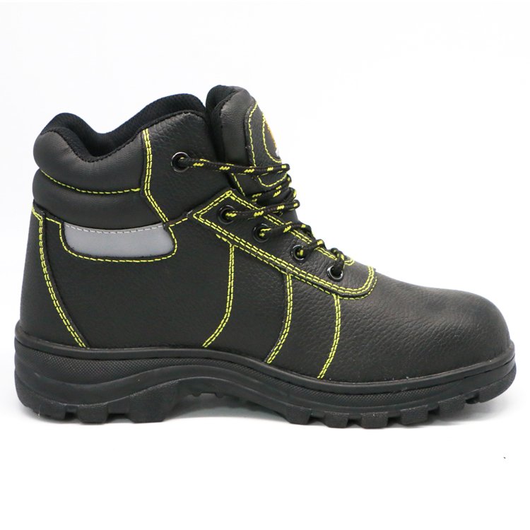 ENTE SAFETY Split cow leather steel toe water proof shoes anti smash boots work footwear labor safety shoes for men
