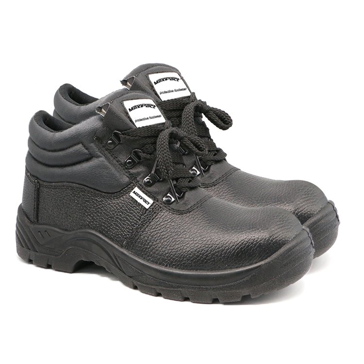 MaxiPact Unisex Comfort Safety Work Boots Spring Cow Leather Steel Toe Steel Midsole PU Outsole Mesh Outdoor Winter Autumn