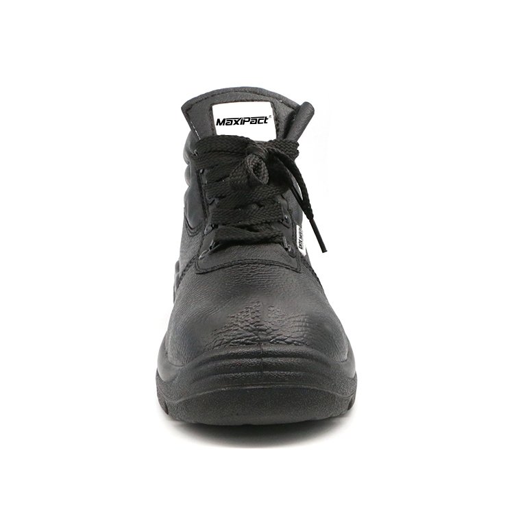 MaxiPact Unisex Comfort Safety Work Boots Spring Cow Leather Steel Toe Steel Midsole PU Outsole Mesh Outdoor Winter Autumn
