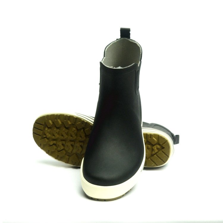 Best Selling Men's Custom Neoprene Rubber Rain Boots New Design Short Winter Waterproof Ankle Boot Direct Wholesale from China