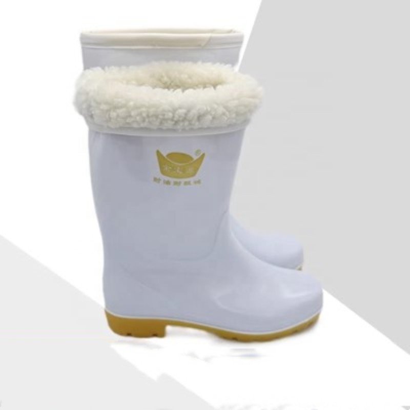 Shianku Industrial Steel Toe Safety Boots Men Safety Shoes Work White Mid-calf Men Safety Boots