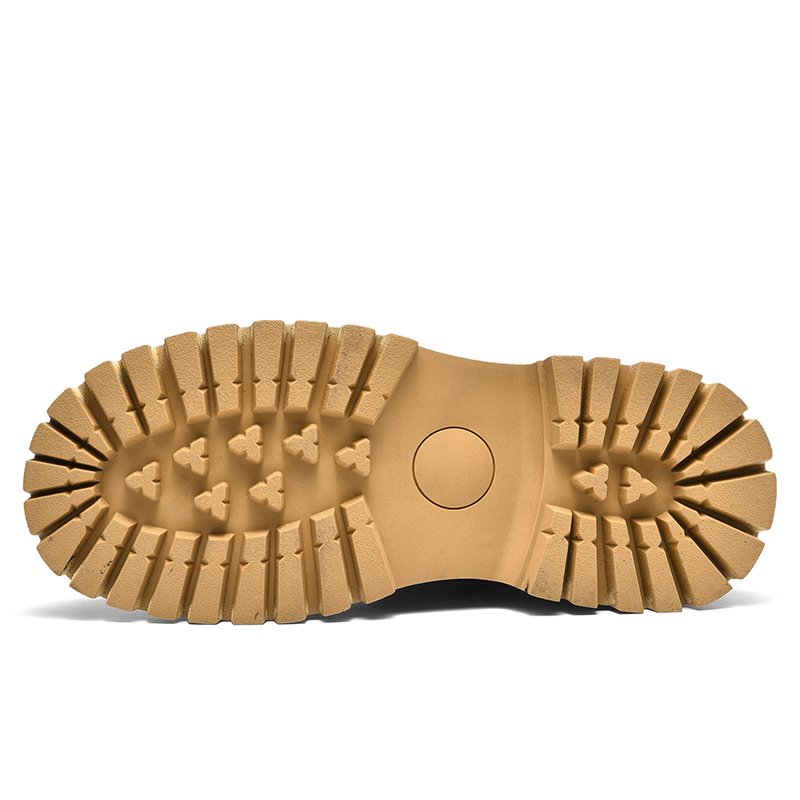 Shoes Wholesale From China Chunky Sole Waterproof Chukka Boot Black Platform Wear-resistant Shoes Boots Man