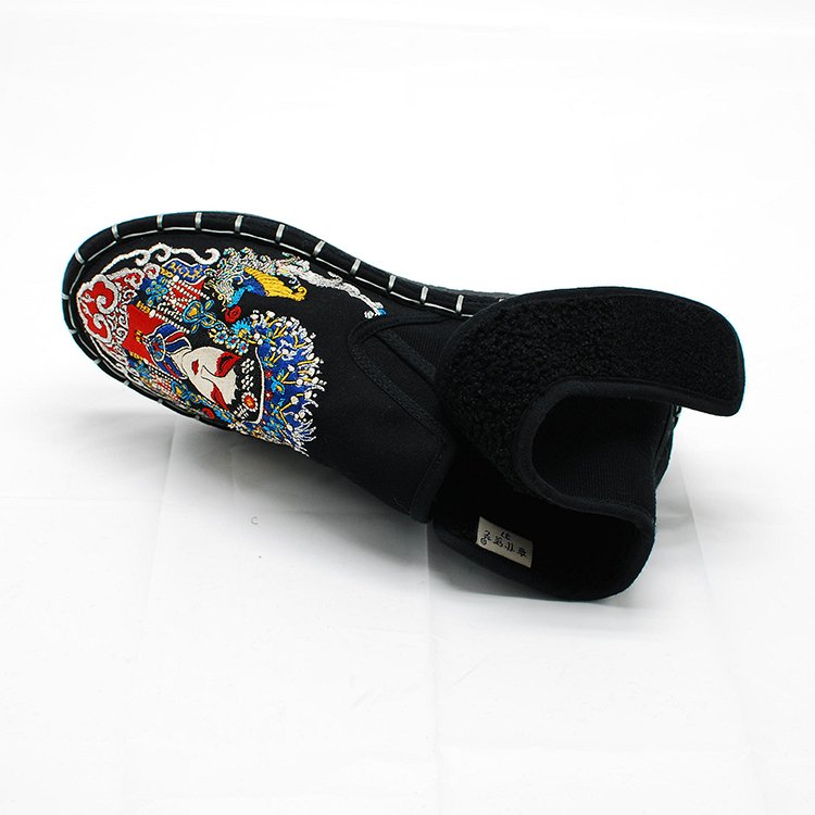 Manufacturer Spot Padded Comfortable Snow Boots Keep Warm Embroidery Ankle Boot