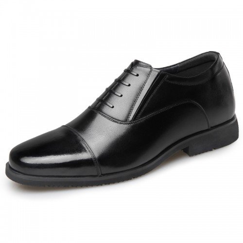 Black ladies' boots with wedges