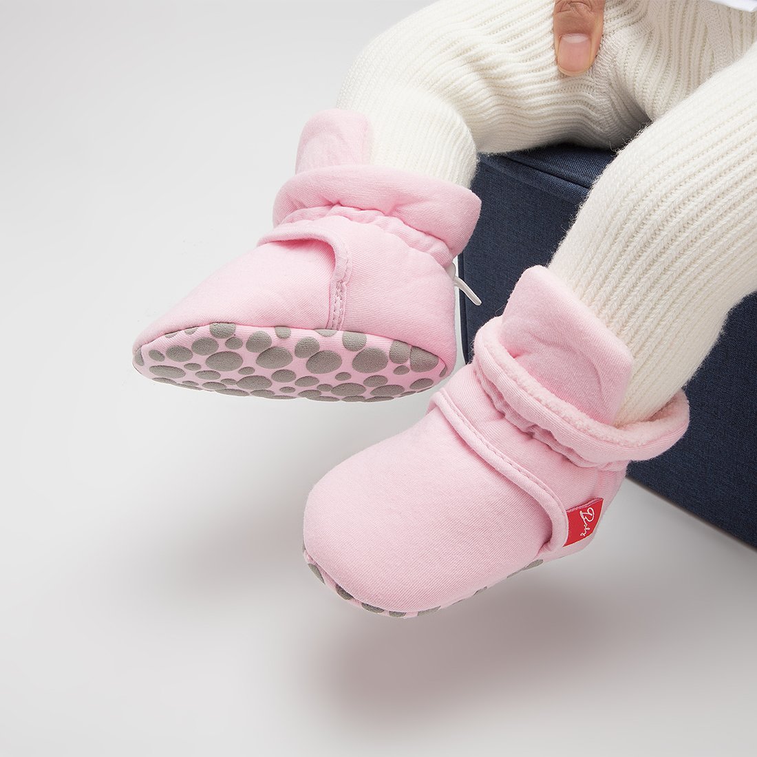 High Quality New Indoor Newborn Baby Adjustable Rope Baby Boots Soft Soles Non-Slip Cotton Baby Boots Shoes