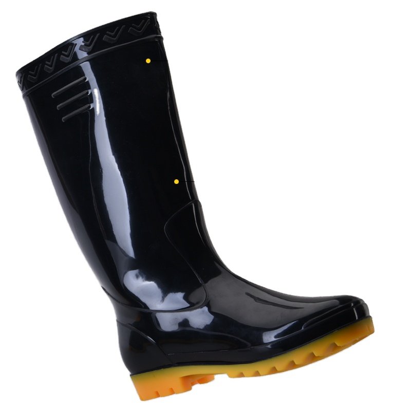Cheap Pvc High Heel Safety Rain Boots Agricultural Waterproof For Men