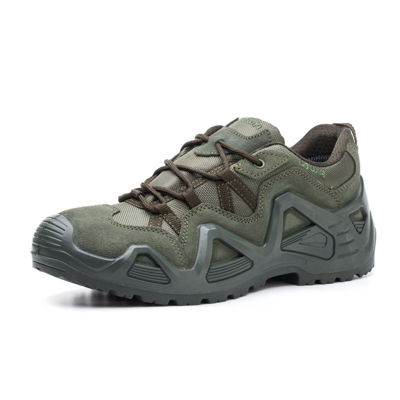 Outdoor Mountaineering Work Boots, Desert Solid Protective Mixed Material, Anti-Collision and Anti Slip Men's Shoes