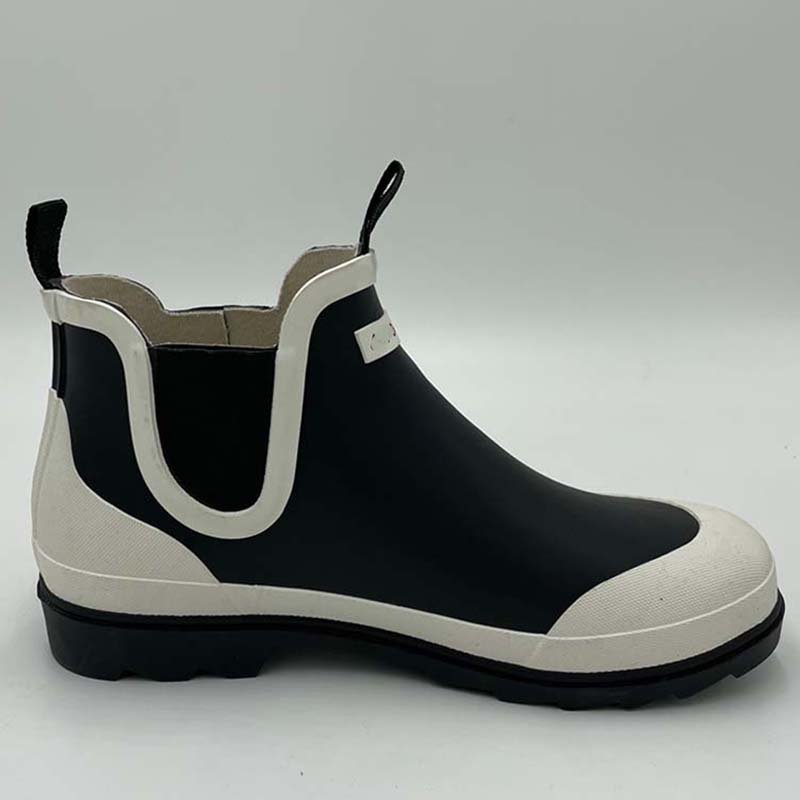 Best Selling Women's Customized Fashion Neoprene Waterproof Anti-slip Rubber Ankle Rain Boots Garden Shoes