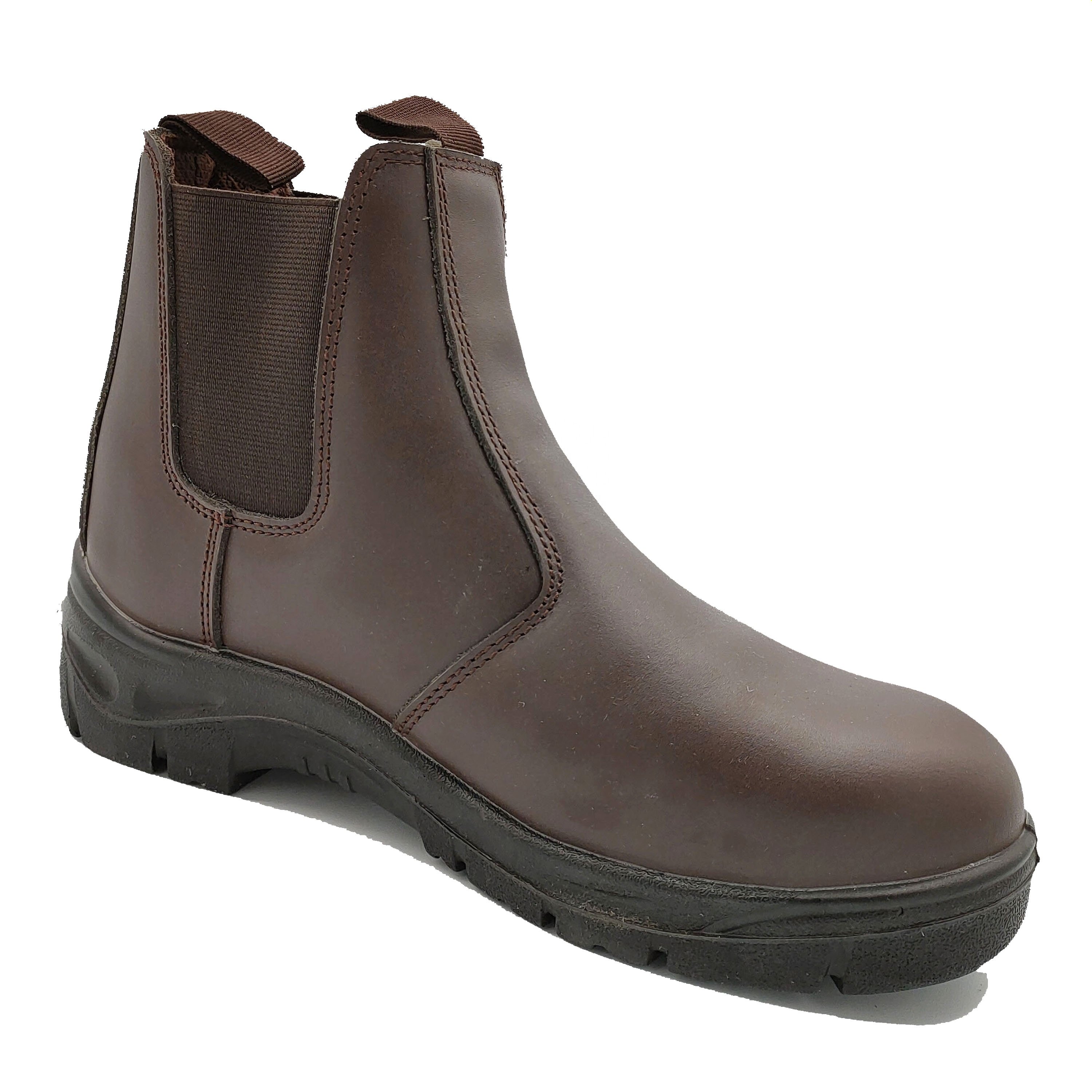 No lace water resistant PU sole elastic safety boots