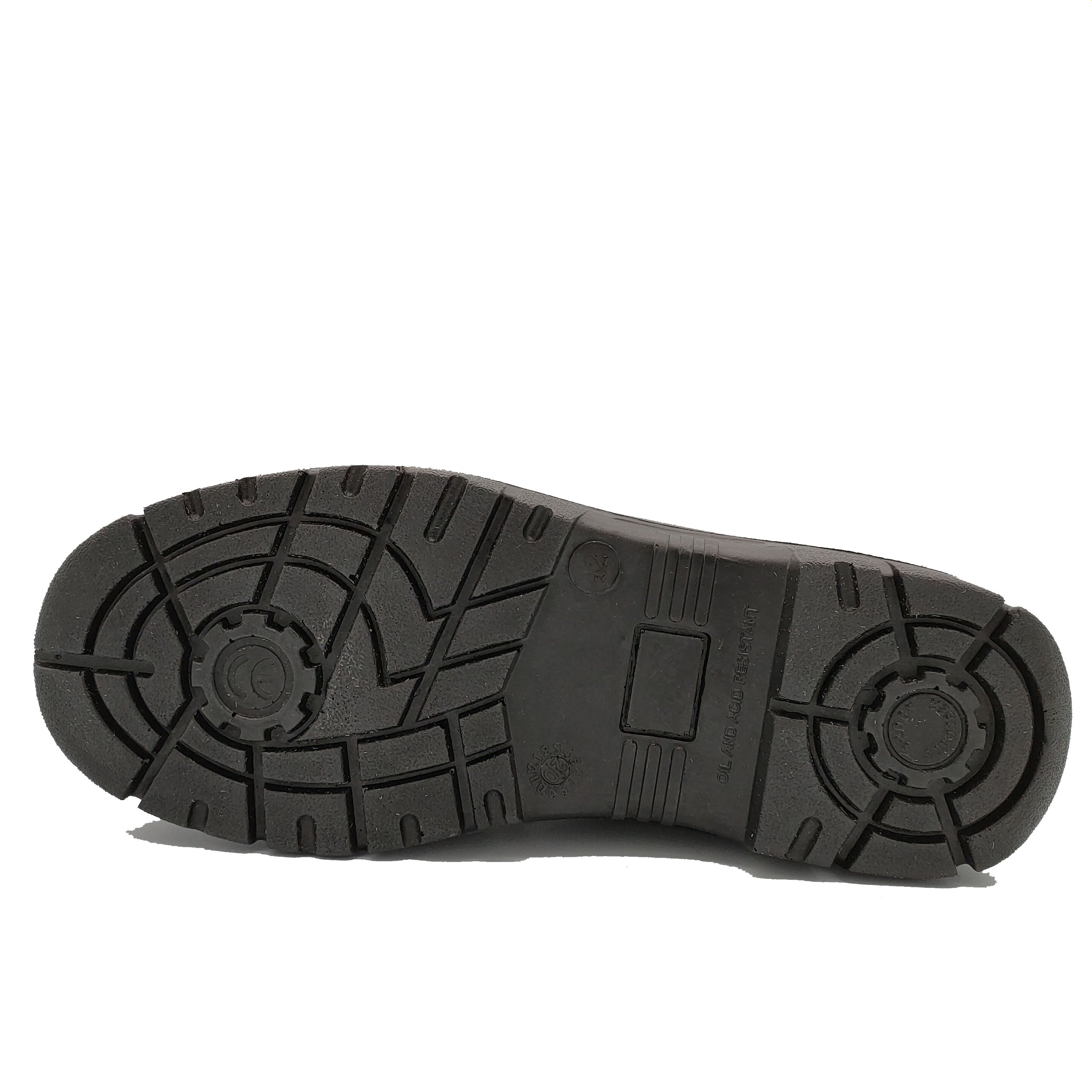 No lace water resistant PU sole elastic safety boots