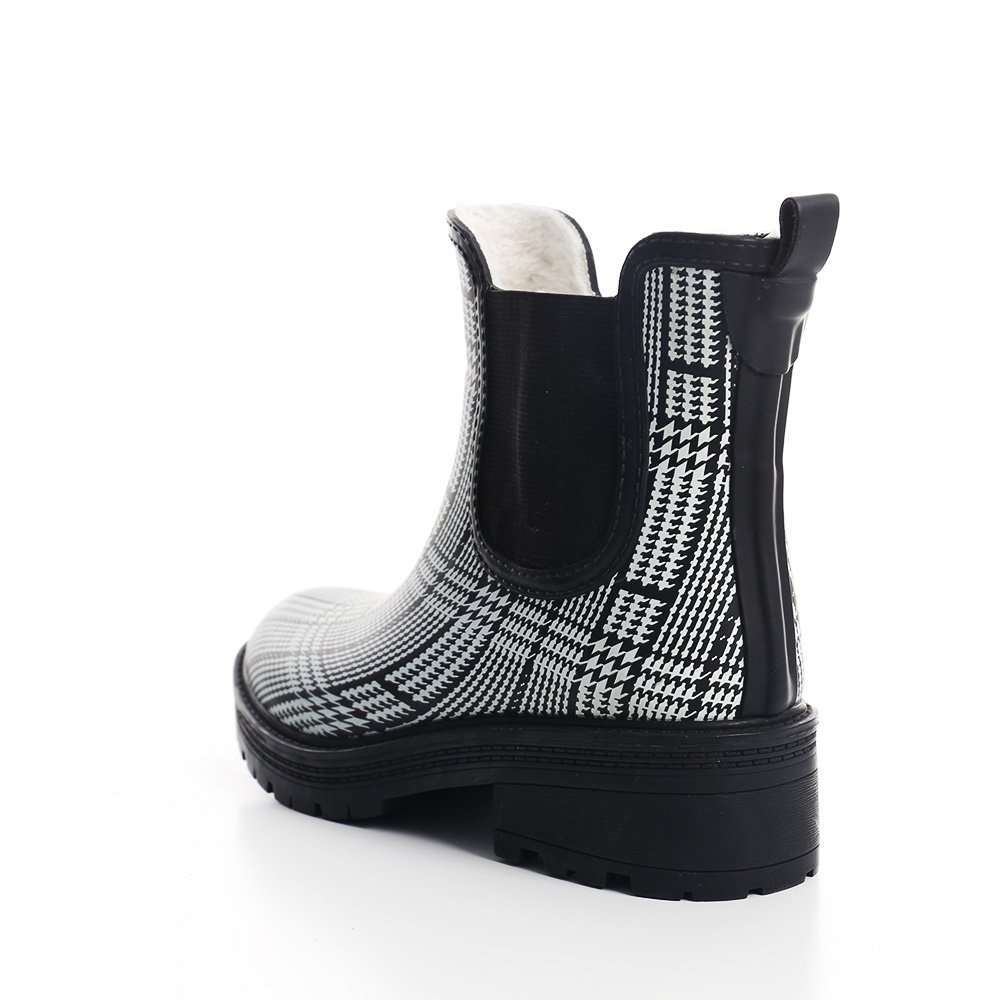 Wholesale Customized High Quality Women Rain Boots Waterproof Ankle Outdoor Girl's Rubber boots With Plush