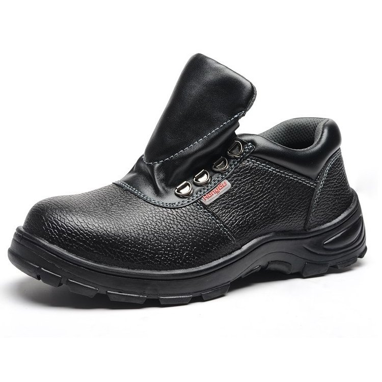 Construction Site Anti-puncture Men Double Density Safety Boots PVC PPE Antistatic Shoes Man's Anti-slip Hiking Boots