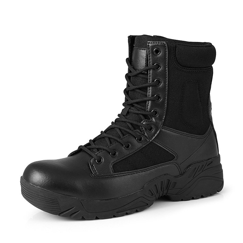 Men's Jungle Boots Suede Leather Desert Boots Combat Outdoor Work Walking Trekking Tactical Boots