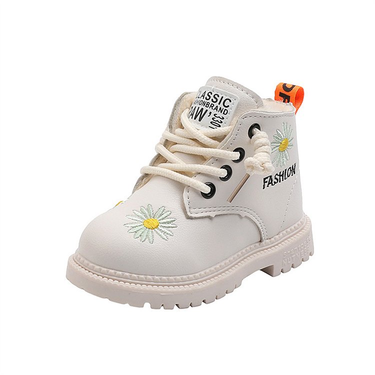Fashionable children's cotton shoes Boys warm plus cotton ankle boots girls warm winter boots