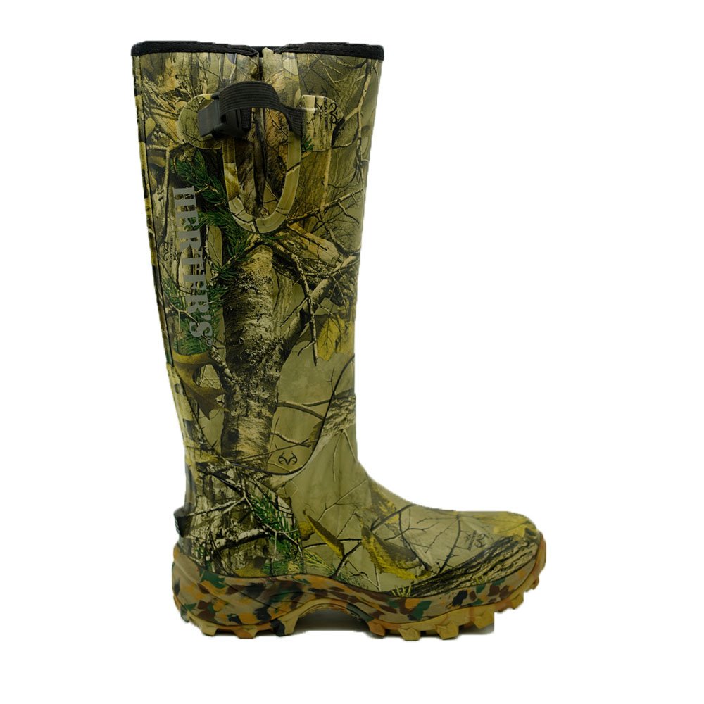 Factory Hand Made Men's Waterproof Camo Durable Ankle Rubber Hunting Boots With Neoprene Lining