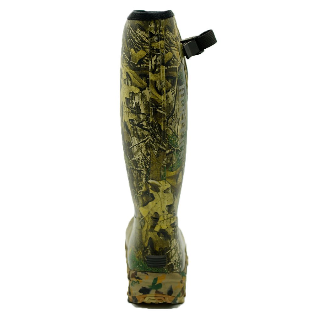 Factory Hand Made Men's Waterproof Camo Durable Ankle Rubber Hunting Boots With Neoprene Lining