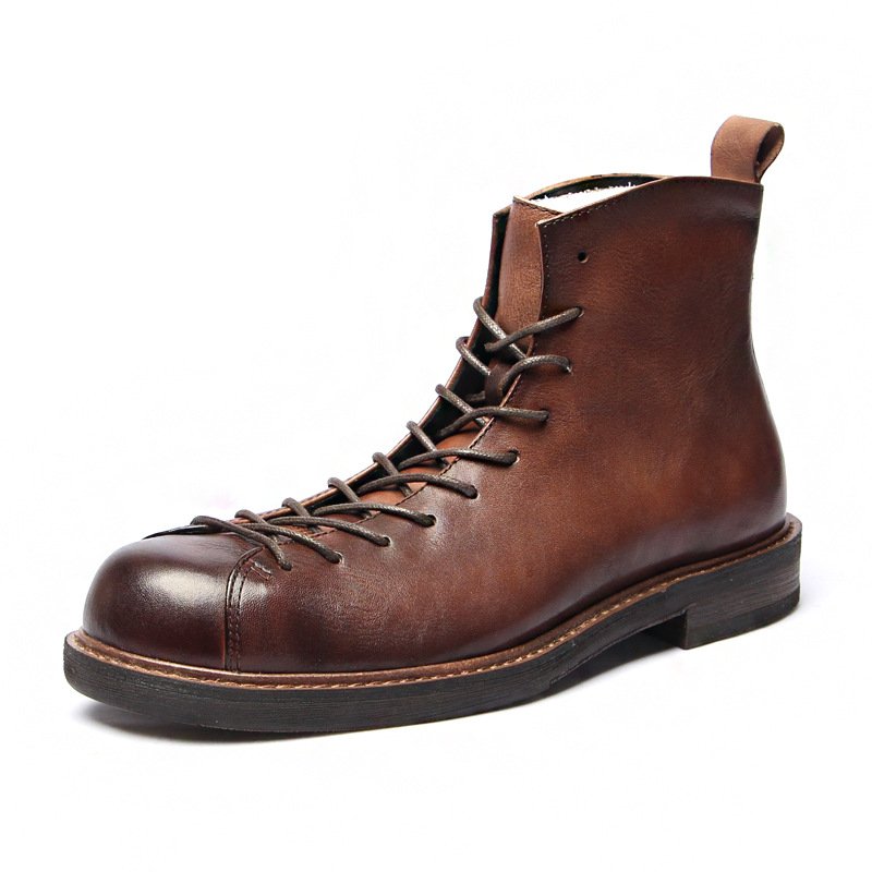 2023 New style in spring and summer cowboy boots men martin boots hommes leather boots for men