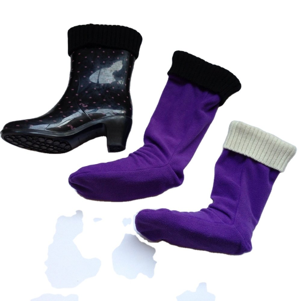high quality winter kids warm & soft fleece boot liners