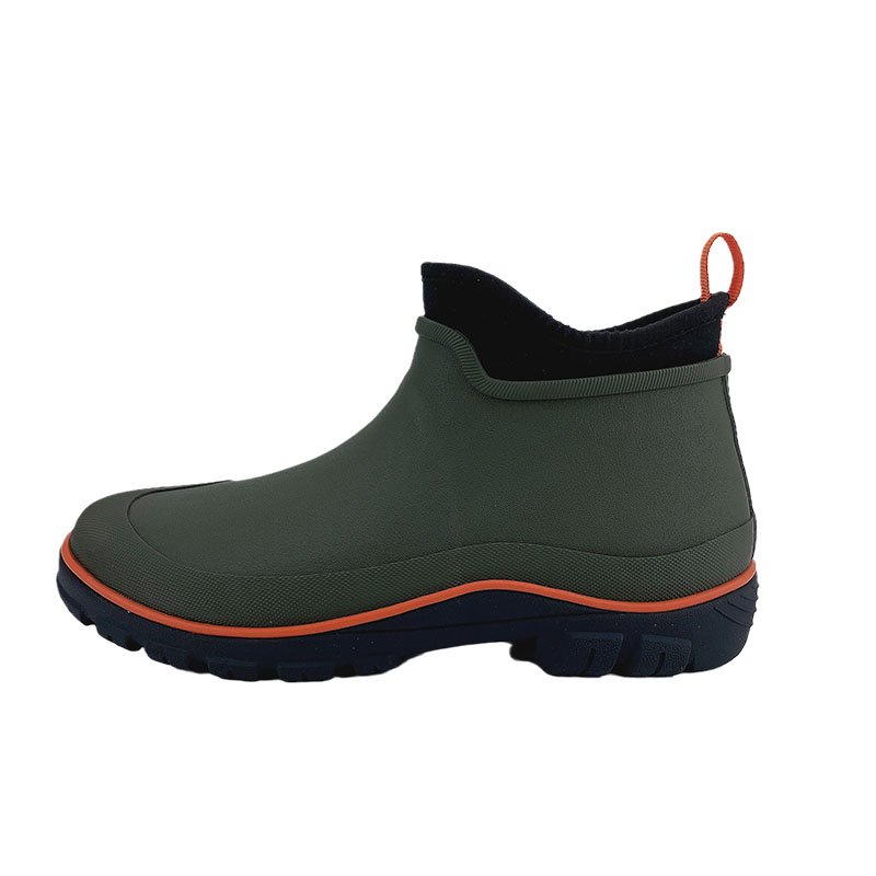 Middle cut rubber boots construction and industry insulated neoprene boots