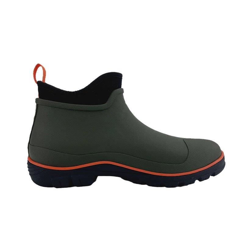 Middle cut rubber boots construction and industry insulated neoprene boots