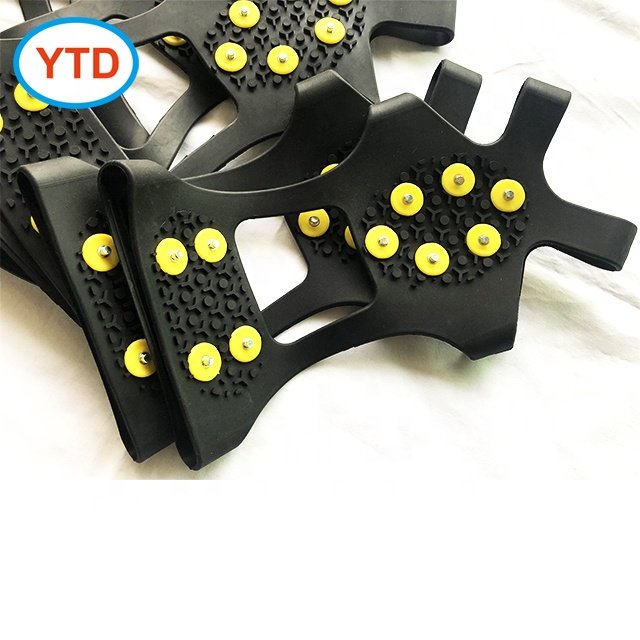 plastic replaceable spikes ice cleats boots shoes crampons for running