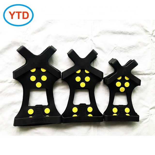 plastic replaceable spikes ice cleats boots shoes crampons for running
