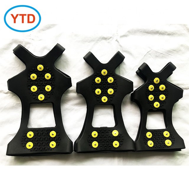 plastic replaceable spikes ice cleats boots shoes crampons for running