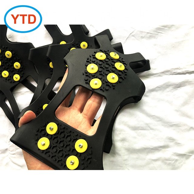 plastic replaceable spikes ice cleats boots shoes crampons for running
