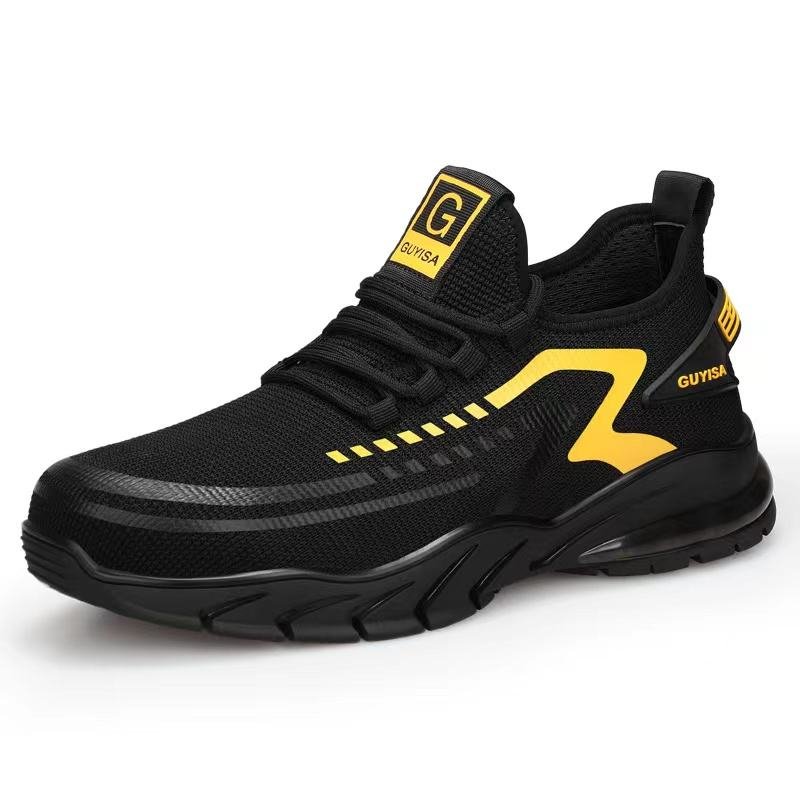 Wejump Industrial Breathable Security Wear Resistant Steel Toe Sepatu Boots Safety Shoes Light Weight Jogger
