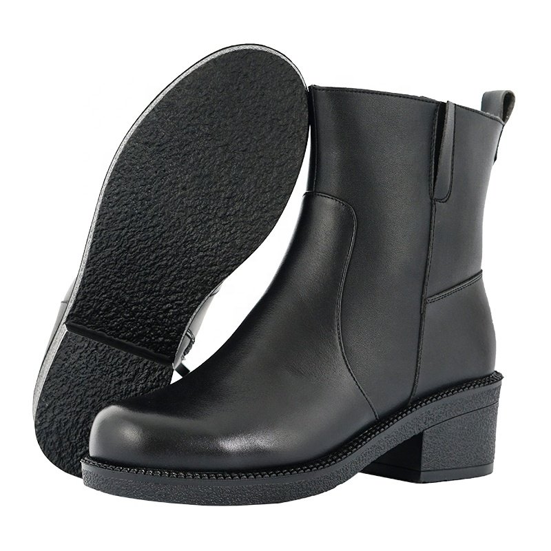 New Luxury Thick Sole Women Winter Shoes Fashion Female Chelsea Boots Doc Martin Boots