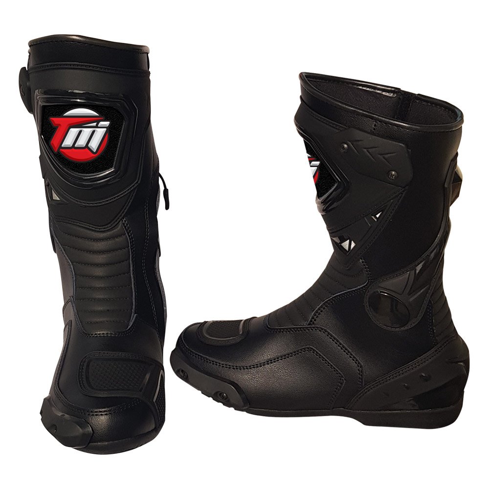 Genuine Cow Hide Men and Women Leather Motorbike Touring Boot Custom Made Motorcycle Boots Long & Short
