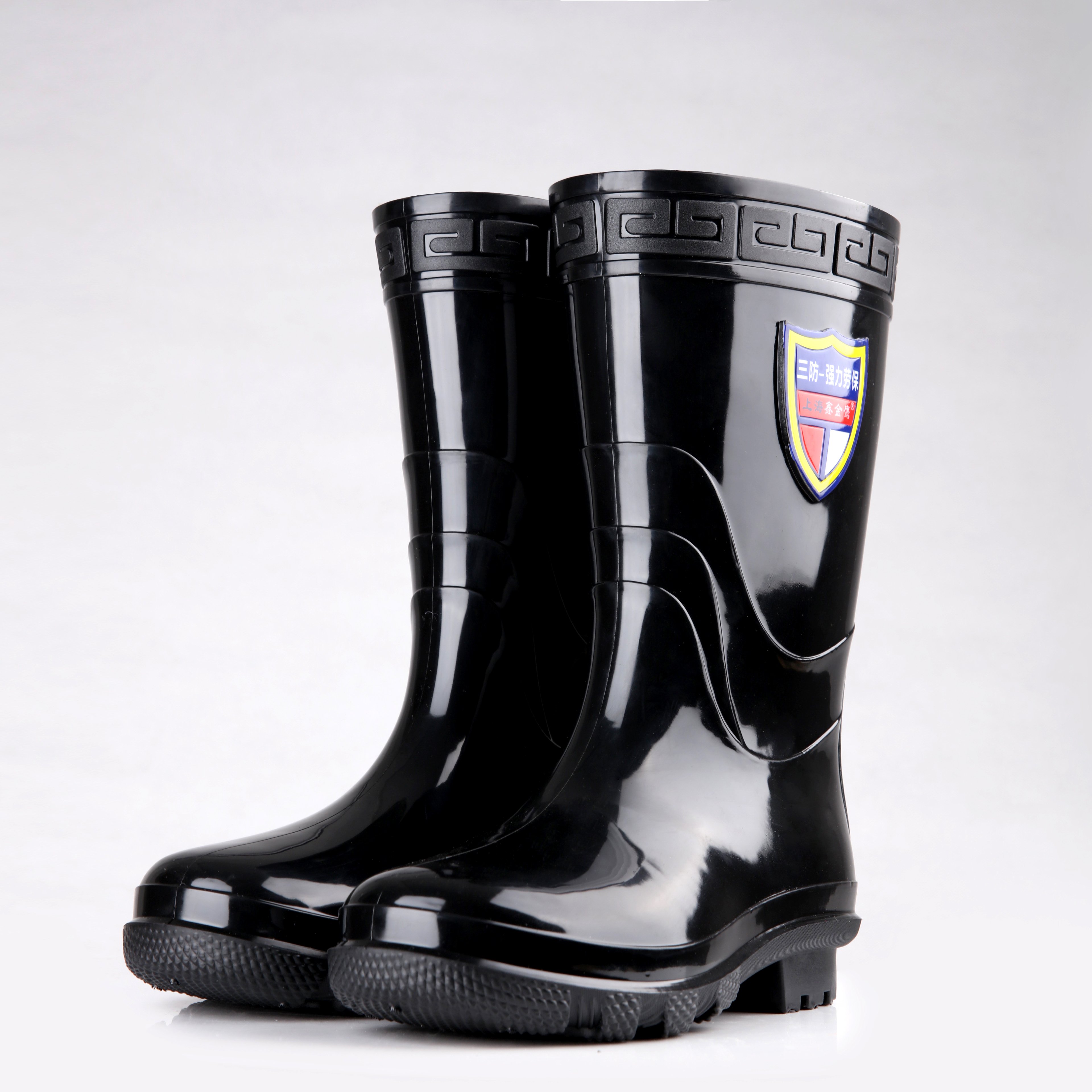 30cm Men's Rain Boots Waterproof Shoes Mid calf Water PVC Boots Muck Outdoor Mud Shoe Wellington Boots mens rainboots